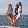 relaxing on board Allegro