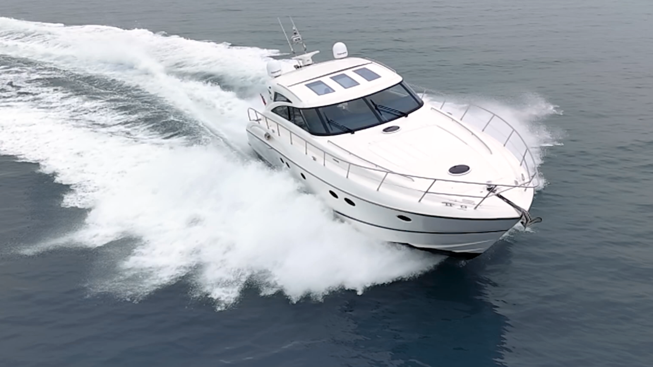 HamblePOwrboatChartersPrincessV58 No Limits Princess V58